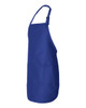 Q-Tees Q4350 Full-Length Apron With 2 Pockets | Royal